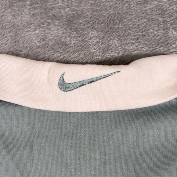 Nike Women's Sportswear Essential Heritage Polo XL Gray Center Swoosh - Picture 6 of 10